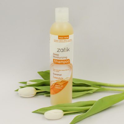 Zatik Deep Moisturizing Shampoo - Vegan and Cruelty-Free Deep Moisturizing Shampoo