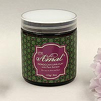 Amal Moroccan Lava Clay with Plant Extracts - Mineral-Rich Lava Clay for Hair and Body