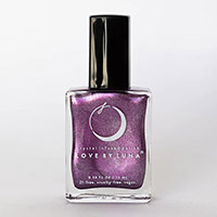 Nail polish, 'Luminous Dreams' - Love by Luna Crystal Infused Cosmic Purple Nail Polish