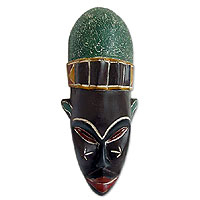 Beninese wood mask Mystery Woman Ghana