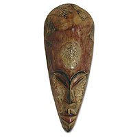Akan wood mask,