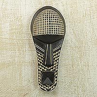 Akan wood mask,