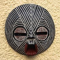 Ghanaian wood mask,