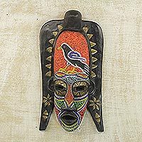 Ghanaian wood mask,