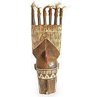 Malian wood mask,