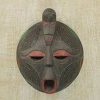 Akan wood mask,