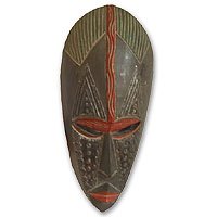 Akan wood mask,