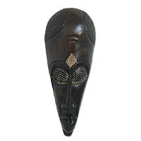 Akan wood mask,
