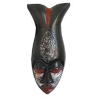 Akan wood mask,