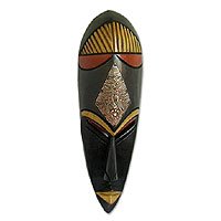 Ghanaian wood mask,
