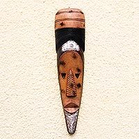 Ghanaian wood mask,