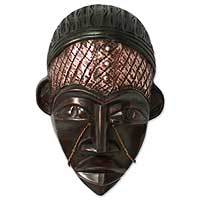 Ghanaian wood mask,