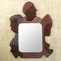 Cedar mirror,