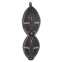 Akan wood mask,