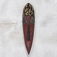 Akan wood mask,