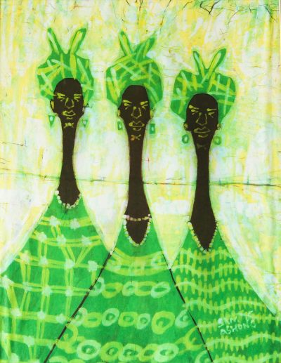 Handcrafted African Batik Cotton Wall Art