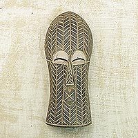 Congolese wood mask,