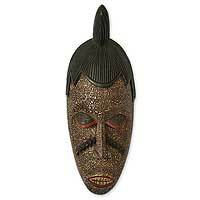 Ghanaian wood mask,
