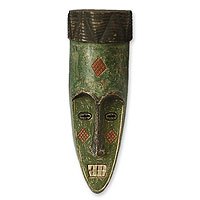 Ghanaian wood mask,