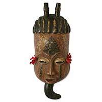 Akan wood mask,