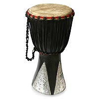 Wood djembe drum Good Soul Ghana