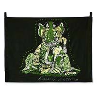 Batik wall hanging,