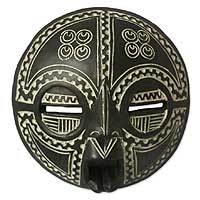 Ghanaian wood mask,