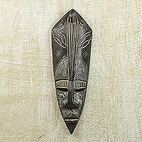 Nigerian wood mask,