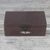 Wood jewelry box, 'Akan Queen' - Wood Jewelry Box thumbail