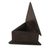 Wood jewelry box, 'Queen's Throne' - Handmade Wood and Aluminum Jewelry Box (image 2c) thumbail