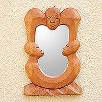 Cedar mirror,