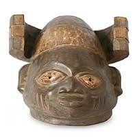 Yoruba wood mask,
