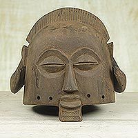 Yoruba wood mask,