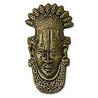 Yoruba ceramic mask,