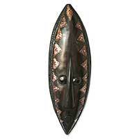 Ghanaian wood mask,