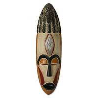 Hausa wood mask,