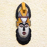 Yoruba wood mask,