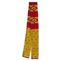Cotton blend kente cloth scarf,