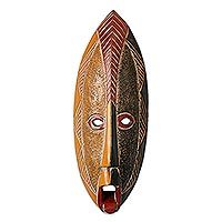 Ghanaian wood mask,
