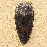 Ghanaian wood mask,