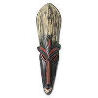 Ashanti wood mask,