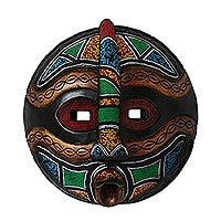 Ghanaian wood mask,