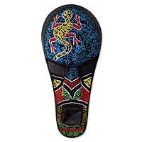 Ghanaian wood mask,