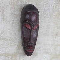 Yoruban wood African mask,