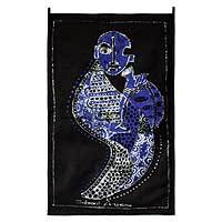 Batik wall hanging,