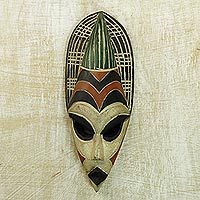 Nigerian wood mask,