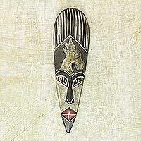 Ghanaian wood mask,