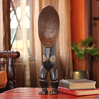Wood sculpture Female Dan Harvest Spoon Ghana