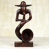 Teakwood sculpture,