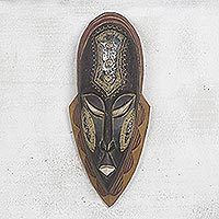 Ghanaian wood mask,